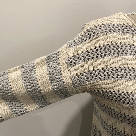 Bethany Mota Striped Scoop-Back Knit Sweater​​​​​​​ - Picture 8 of 16